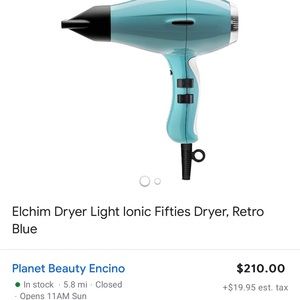 Elchim hair dryer